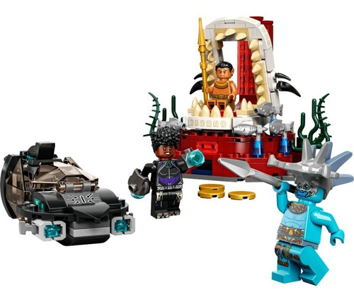 Set Lego 76213 Wakanda Forever Sala Del Trono Del Rey Namor 