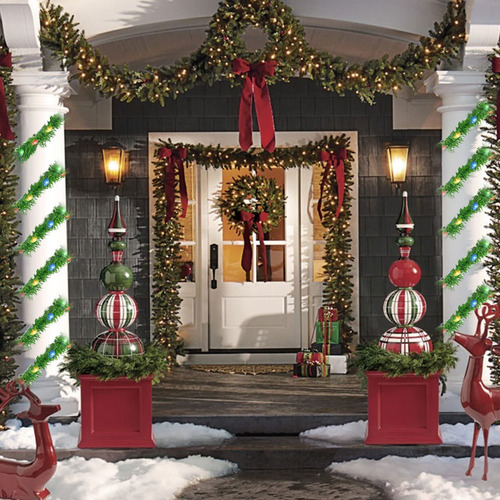 Guirnalda De Navidad Artificial 4.5 Metros 50 Luces Led