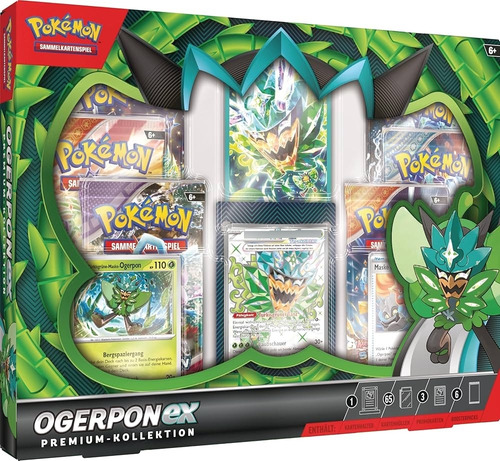 Cartas Pokémon Ogerpon Ex Premium Collection