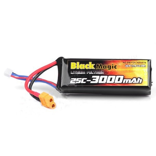 Bateria Lipo Lithium Polymer Black Magic 3000mah 11.1v 3s