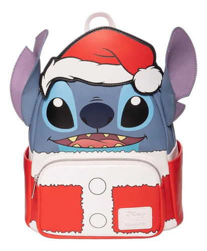 Loungefly Santa Stitch  Ee Mini Mochila Original (fotos Reales)