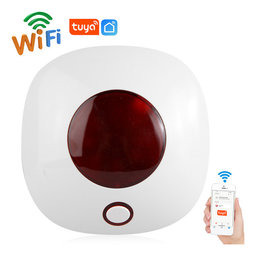Sirene De Alarme, Flash Wifi Inteligente, Alto-falante