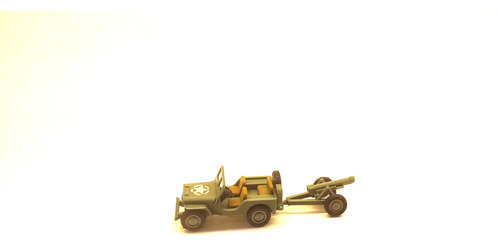 Jeep Willys Y Trailer 1/87 Ferromodelismo Miniaturas 3d