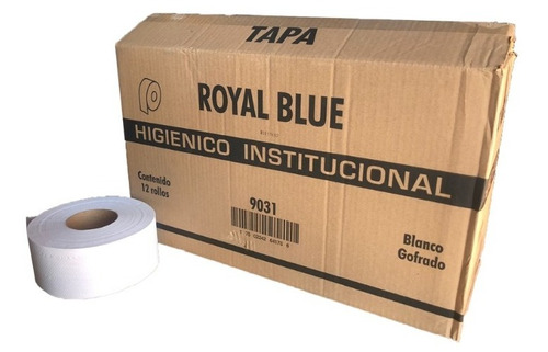 Papel Higiénico Institucional Caja C/ 12 Rollos De 130 Mts