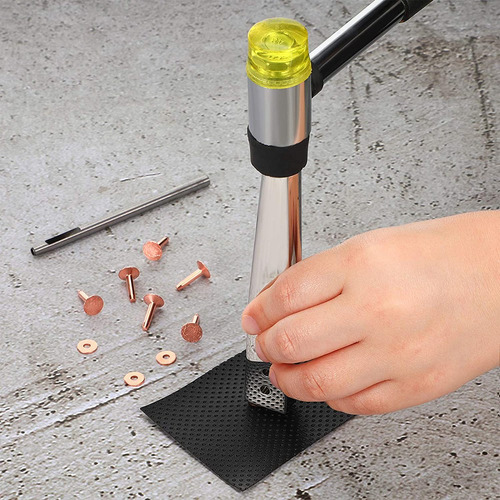 Perforadora De Cuero Con Remaches Y Rebabas De Cobre
