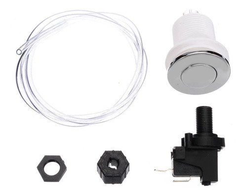 Imagen 2 de 8 de Kit Botón Aire Encendido Neumático Para Jacuzzi Bañera Tina