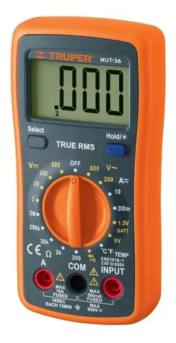 Tester Multimetro Digital Profesional Medida Temp. Truper