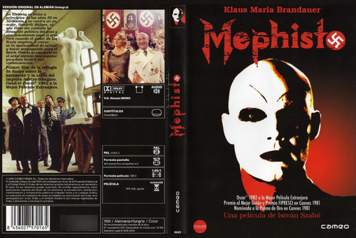Mephisto - István Szabó - Nazismo - Alemania - Dvd