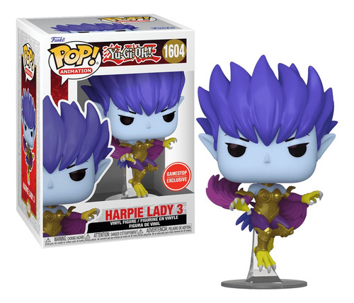 Funko Pop Yu-gi-oh! Harpie Lady 3 1604 (gamestop Exclusive)