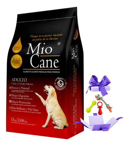 Comida Para Perro Adulto Mio Cane Super Premium 15 Kg