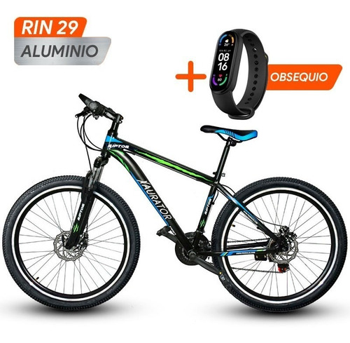 Imagen 1 de 10 de Bicicleta Xaurator Aluminio Rin 29 Shimano + Banda Deportiva