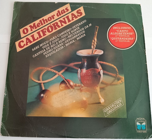 Lp O Melhor Das Califórnias - Vinil 1985 Bom Estado