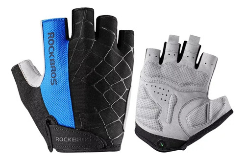 De Ciclismo Mtb Hombre Sin Dedos Rockbros Bicicletas Guantes