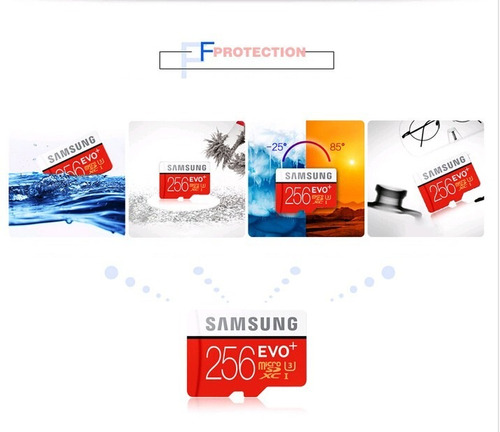 Cartão Samsung Micro Sdxc Evo 256gb 100mb/s Uhs-3 4k Lacrado