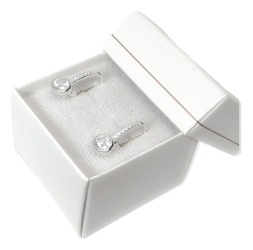 Aros Colgantes Plata 925 Con Piedra (n380347)