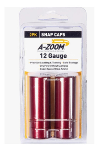 A-zoom Snap Caps 12 Gauge 2pk Xtr C