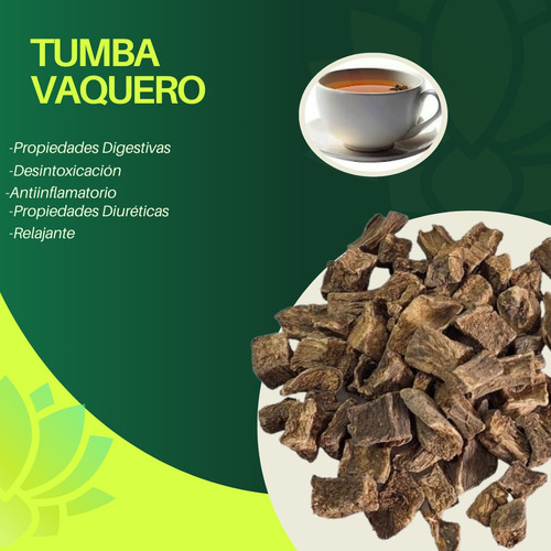 Tumba Vaquero Natural - 100% Orgánico Y Puro 1 Kilo