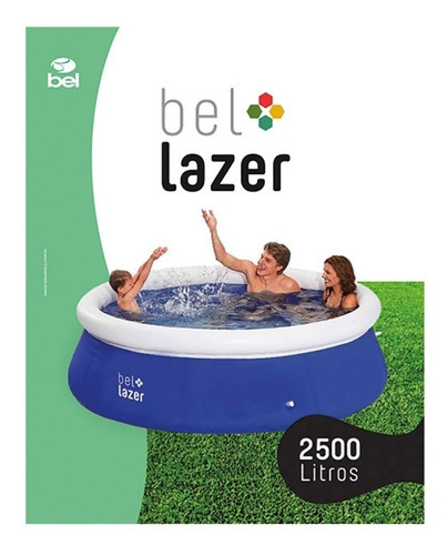 Kit de piscina inflable Belfix de 2500 litros y bomba de aire Mor