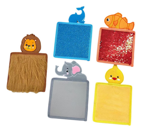 5 Alfombrillas Sensoriales Con Textura Para Niños, Juguetes