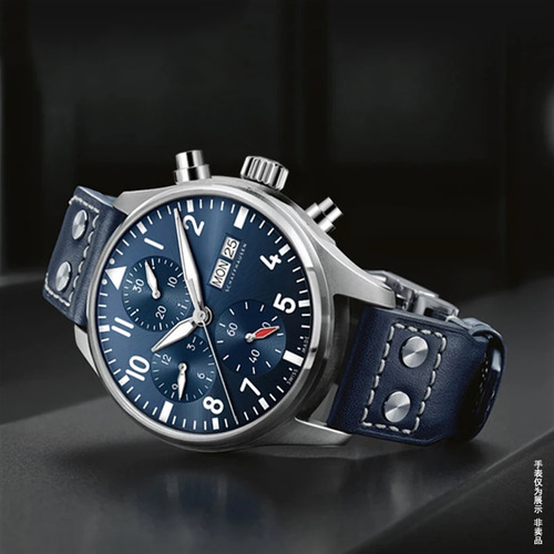 Pulseira De Relógio De Couro Genuíno De 21mm 22mm Para Iwc