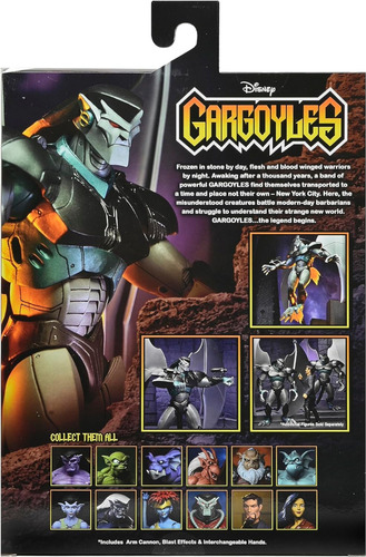 Figura Acción Gargoyle Steel Clan Robot Gargola Neca Ultimat