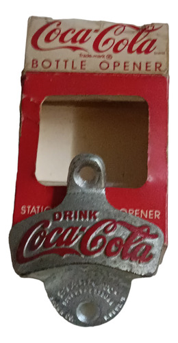 Destapador Coca Cola Metal En Caja Original,germany,de Pared