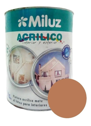 Latex Exterior Akzonobel Marron 20 Lt Solo Envio G1