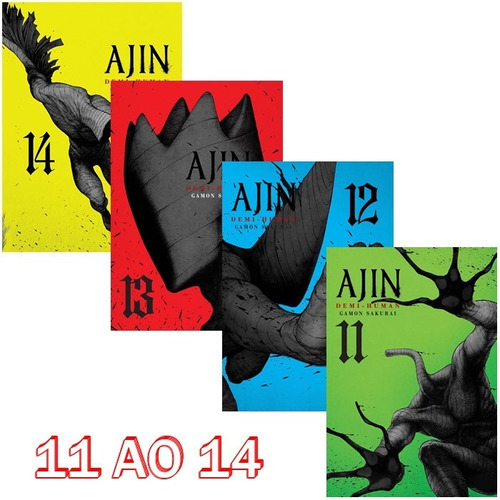 Ajin 11 Ao 14! Mangá Panini! Novo E Lacrado!!