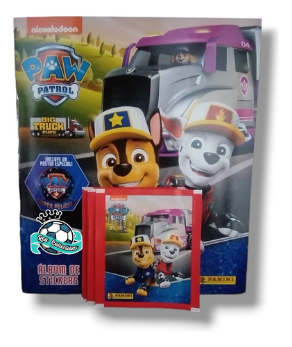 Album Super Pelicula Paw Patrol + 10 Sobres Panini Estampas