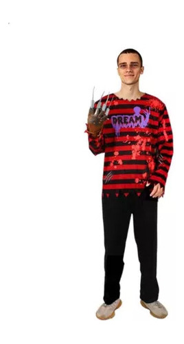 Disfraz Freddy Krueger Cosplay Halloween Niños