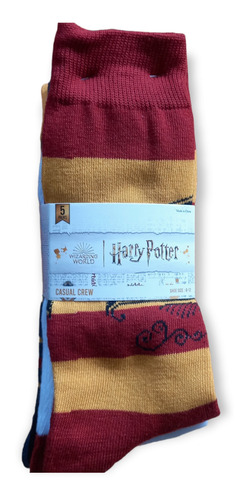Calcetines Harry Potter Originales Medida 24-30cm (5 Pares)