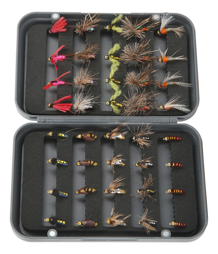 Juego Surtido De Cebos De Pesca, 40 Piezas, Señuelos Y Mosca