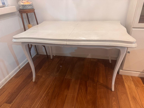 Mesa Estilo Luis Xv Blanca Blanco (Usado)