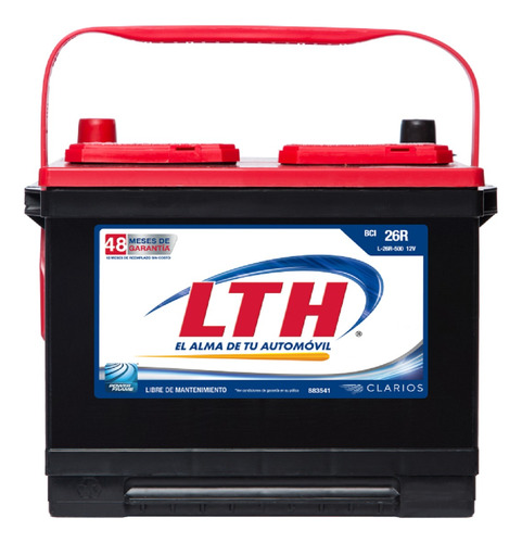 Pila De Carro Marca Lth Tipo L-26-r-500. Entrega Cdmx.