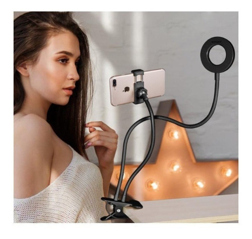 Aro De Luz Led Selfie 2 En 1 Celular Tiktok Live Stream