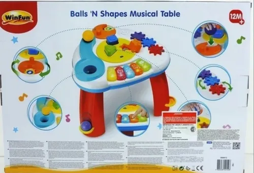 Mesa Didactica Bebe Interactiva Con Luces Y Sonido Win Fun