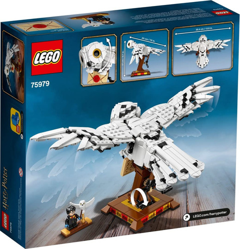Brinquedo Lego Harry Potter Hedwig 75979 Com Asas Em Movimen