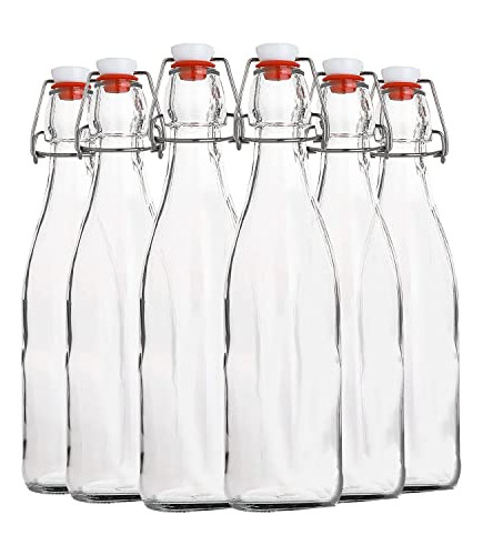 Botellas De Vidrio Transparente Xzf Para Brewing 500 Ml 16 F