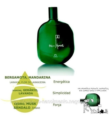 Perfume Loción Hombre Paz Y Humor Producto Natura Original