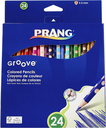 Prang Lapices Triangulares De Colores Groove  Nucleos De 3