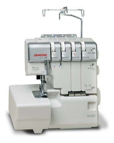 Máquina de coser overlock Janome 1210DX portable blanca 220V
