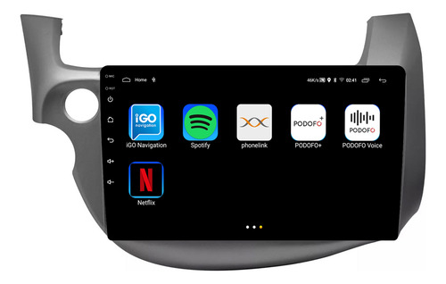 Central Multimidia Fit 09/14 9p Android 13 Carplay 2gb 64gb