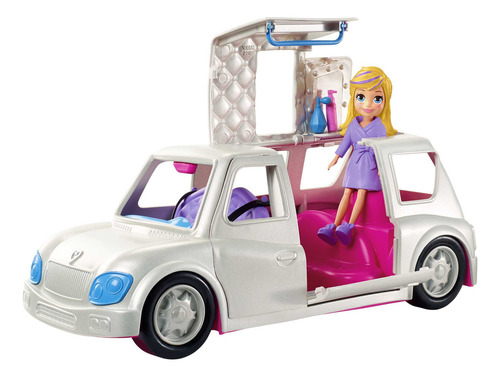 Polly Pocket, Set De Juego Limusina De Lujo, Glamour Y Lujo (Usado)