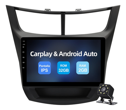 Estéreo Carplay Para Chevrolet Aveo 2018-2023 Cámara Gps Ips