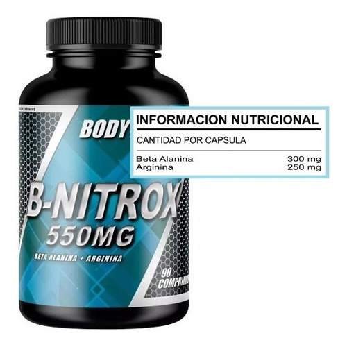 B- Nitrox - Arginina+ Beta Alanina, Pre Work Body Advance