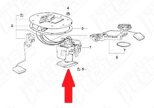 Bomba De Combustível Bmw 740i 1995 A 2001 Original