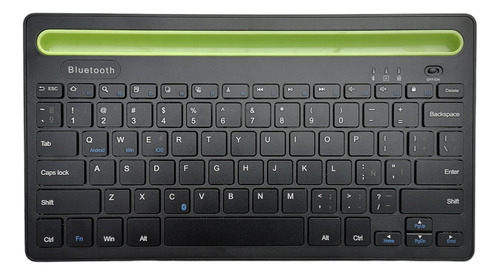 Teclado Bluetooth Español  Ñ  Doble Tablet/celular Ranura 