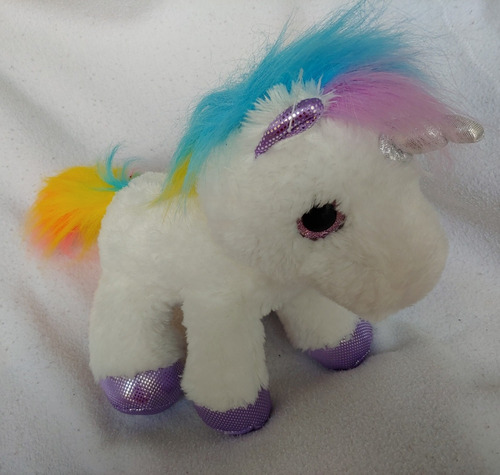 Unicornio Blanco Sparkle Tales Aurora 35largox26alto Nuevo
