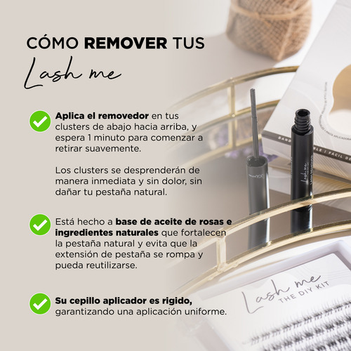 Jglashes Lash Me. Kit De Extensiones De Pestañas En Casa Dolly. Bond Negro