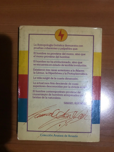 Samael Aun Weor Antropologia Gnóstica Incluye Mapa (Usado)